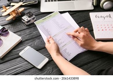 Woman Making Checklist Things Pack Travel Stock Photo 2061433898 ...