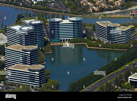 Oracle Corporation headquarters and waterways, Redwood Shores, Redwood ...