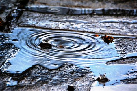 Puddle water droplet Photograph by Aqil Jannaty - Pixels