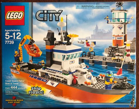 LEGO CITY 7739 Coast Guard Patrol Boat & Tower 444 pcs/pzs | Etsy