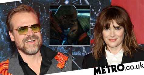 Metro News Stranger Things season 4: Joyce and Hopper's kiss not ...