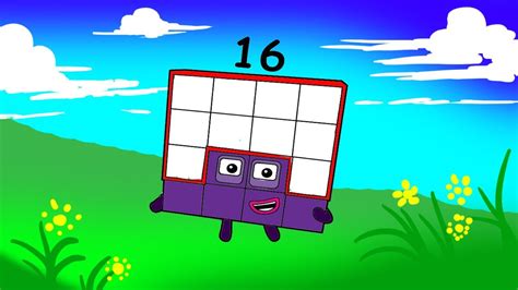 Numberblocks - Meet Numberblock 16 | Counting to Sixteen - New Episode fanmade coloring story ...