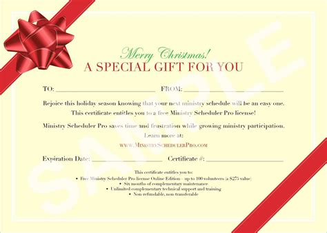 a special gift for you certificate with red ribbon and bow on yellow ...