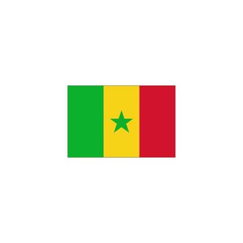 Sénégal Drapeau - Drapeau Senegal Emoji - Il porte, en vert, au centre ...