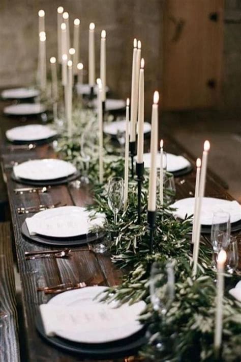 Minimalist Wedding Decor: 2024 Guide With Chic Decoration Ideas | Table runners wedding ...