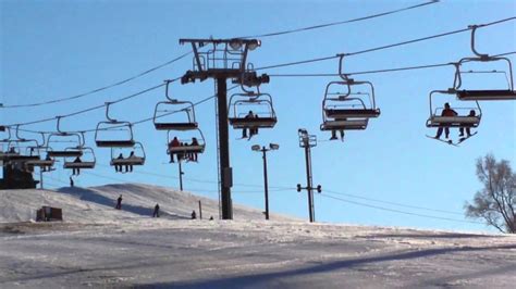 The Quad Chairlift and Skiing at Villa Olivia Ski Resort taken on Dec ...