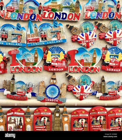 London Fridge magnets souvenirs Stock Photo - Alamy