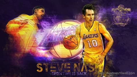 Steve Nash Lakers Background Wallpaper - windows 10 Wallpapers