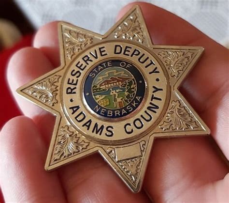 Reserve Deputy Sheriff Badge Adams County Nebraska - Etsy