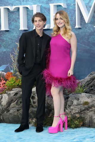 Jacob Tremblay and Mckenna Grace Smile Together on Red Carpet at 'The Little Mermaid' U.K. Premiere