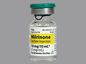 Milrinone Intravenous: Uses, Side Effects, Interactions, Pictures, Warnings & Dosing - WebMD