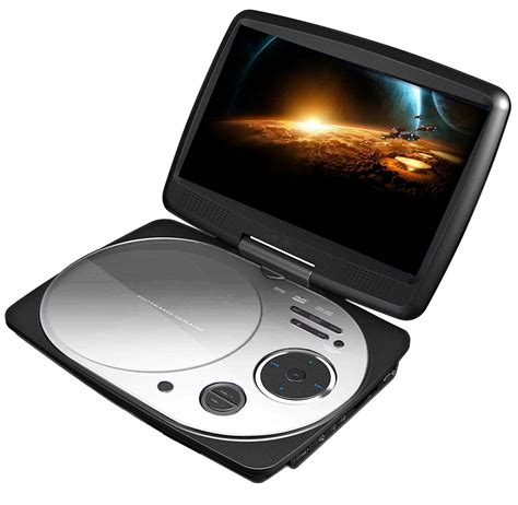 DVP916W 9 Inch Swivel Screen, Portable DVD Player with Rechargeable ...