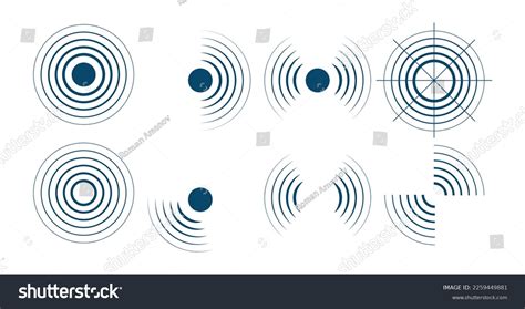 Radar Screen Background Vector Sonar Stock Vector (Royalty Free ...