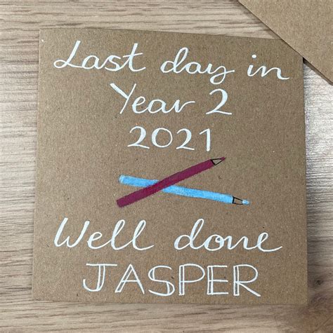 Last Day at School Card End of School Card Last Day of - Etsy