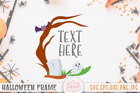 Halloween Frame SVG, Halloween Element Decoration (2853612)