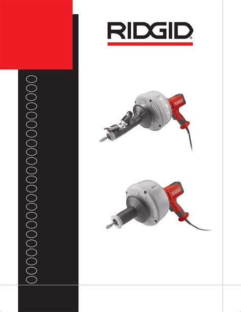 User manual Ridgid K-45 (English - 394 pages)