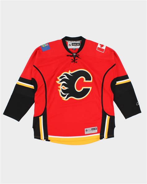 NHL X Calgary Flames Hockey Jersey XXL - Etsy