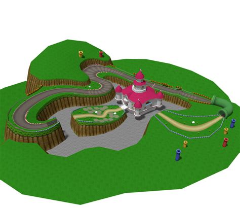 Mario Kart 7 Mario Circuit Map