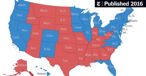 Red States, Blue States: 2016 Is Looking a Lot Like 2012 (and 2008) - The New York Times