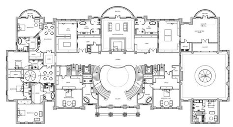 Luxury Mansion Floor Plans | House layout plans, Mansion floor plan ...