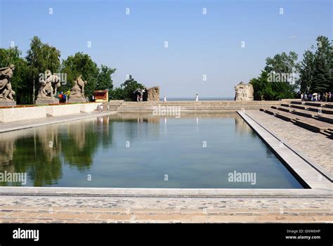 A memorial complex commemorating the Battle of Stalingrad Stock Photo ...