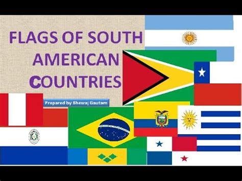 Flags of South America/South American Countries/Latin American Flags. QUIZ - YouTube