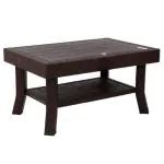 Buy TAPODHANI Double Top Centre Table for Kitchen, Dining Room, Living Room- Brown Colour, 1 pcs ...
