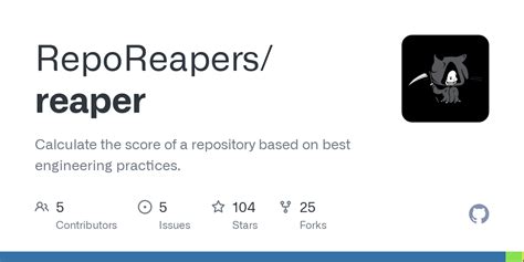 GitHub - RepoReapers/reaper: Calculate the score of a repository based ...