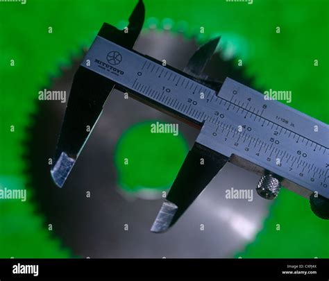 Precision ruler with cutting wheel Stock Photo - Alamy