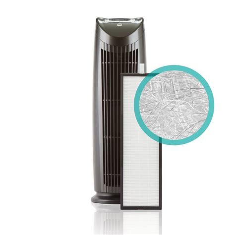 Alen T500 Tower Air Purifier with HEPA-Pure Filter for Allergies and Dust (Black, 1-Pack) N7 ...