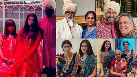 Inside Anmol Ambani's wedding: Pics of Navya, Abhishek & Aishwarya from Anil & Tina Ambani's ...