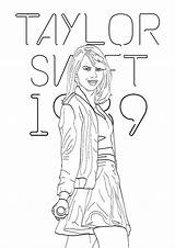 Printable Taylor Swift coloring Page  Download Print Or Color Online sketch template