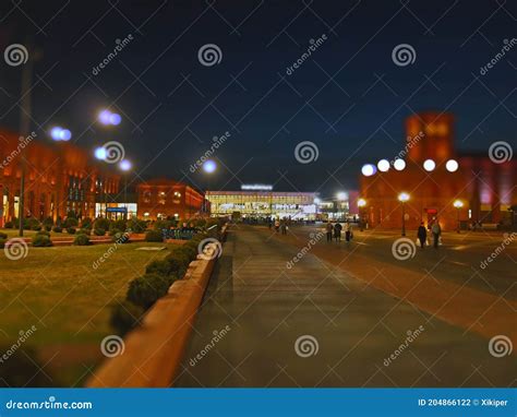 Lodz City Shopping Mall Manufaktura Night View Editorial Photography ...