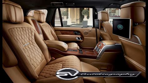 2018 Range Rover SVAutobiography LWB Interior - rear seats for luxury jet - YouTube