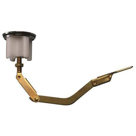 Central Brass Bathtub Drain Linkage Assembly with Plug, Guide and Rocker Arm SU-3359-A - The ...