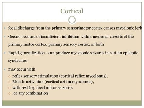 Myoclonus