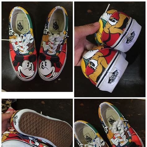 Authentic Disney Mickey Mouse Vans Shoes, Women's Fashion, Footwear, Sneakers on Carousell