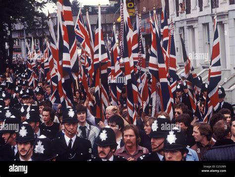 National Front march through Lewisham South London England 1977 The Stock Photo: 35761945 - Alamy