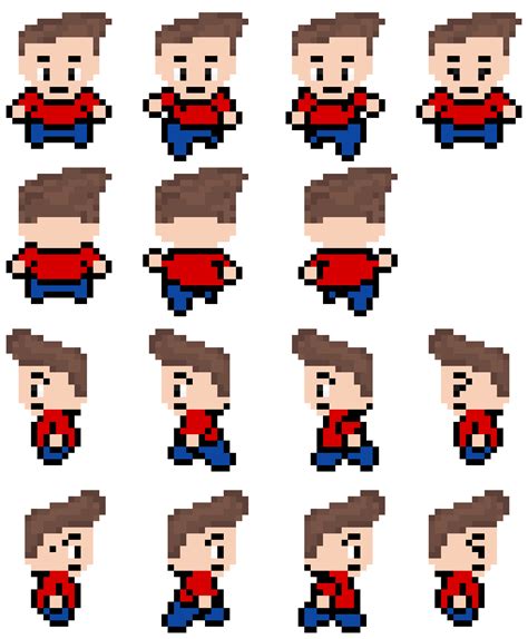 Pixilart - 2d player sprite sheet by Anonymous