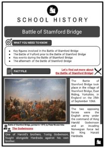 Battle of Stamford Bridge Facts, Worksheets, Location, Result & Aftermath