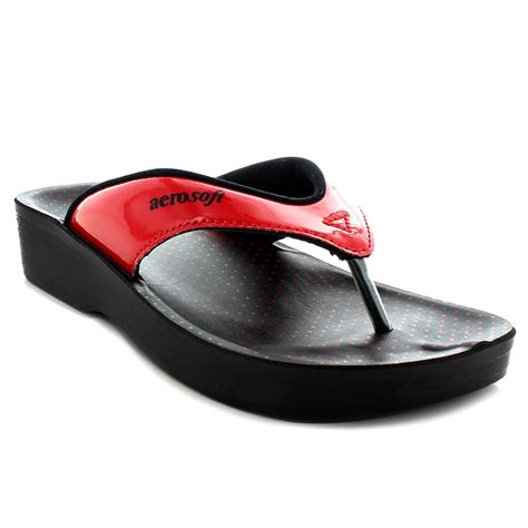 Aerosoft - Aerosoft Footwear A0867RedUS Women 6 Snowdonia Women Sandals - Red, US Size 6 ...