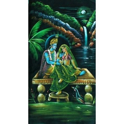 Multicolor Paper Painting Of Radha Krishna Raslila, Rs 3000 /piece | ID ...