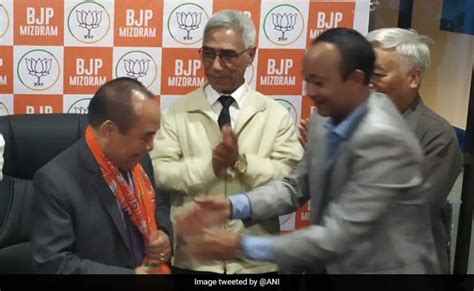 Mizoram Assembly Speaker Hiphei Resigns, Leaves Congress Too, To Join BJP