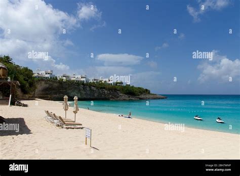 La Samanna beach Saint Martin / Sint Maarten Stock Photo - Alamy