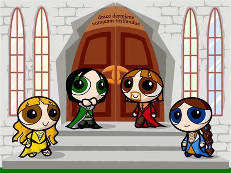 Potterpuff founders - The Hogwarts founders Fan Art (2220270) - Fanpop