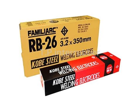 Kobelco Welding Electrodes Rb-26 : Kobelco Welding Electrodes Rod Rb26 Sizes 2 6mm Or 3 2mm Or 4 ...