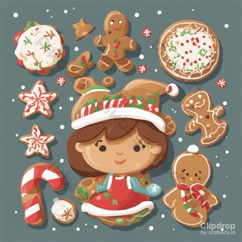 Christmas Milk And Cookies Clipart Backgrounds | PSD Free Download ...