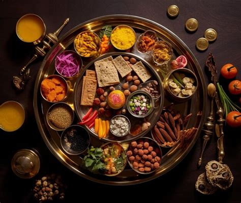 Premium AI Image | Diwali Thali