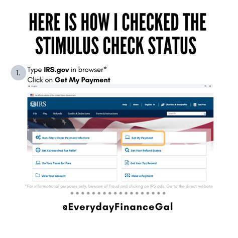 Stimulus Check Status - Everyday Finance Gal