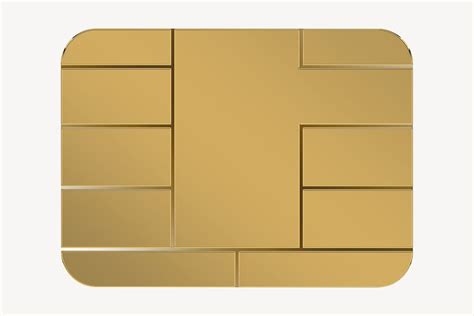 Gold credit card chip design | Premium PSD - rawpixel